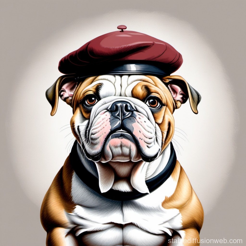 bulldogs-beret-portrait