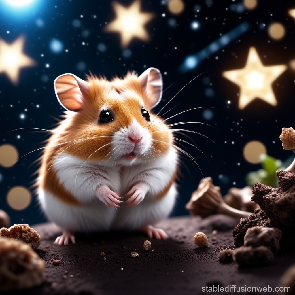 digital-art-realistic-dead-hamster-in-space