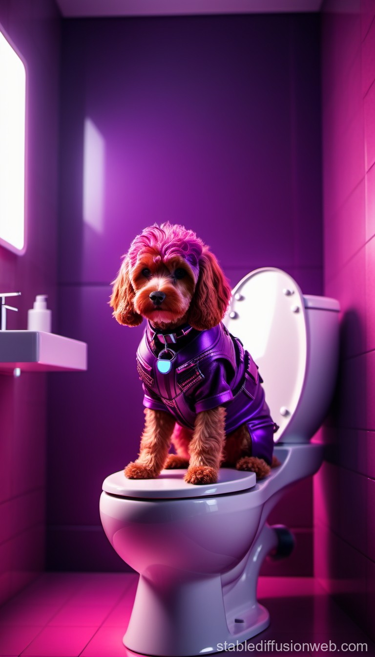 cockapoo-using-toilet-with-smartphone