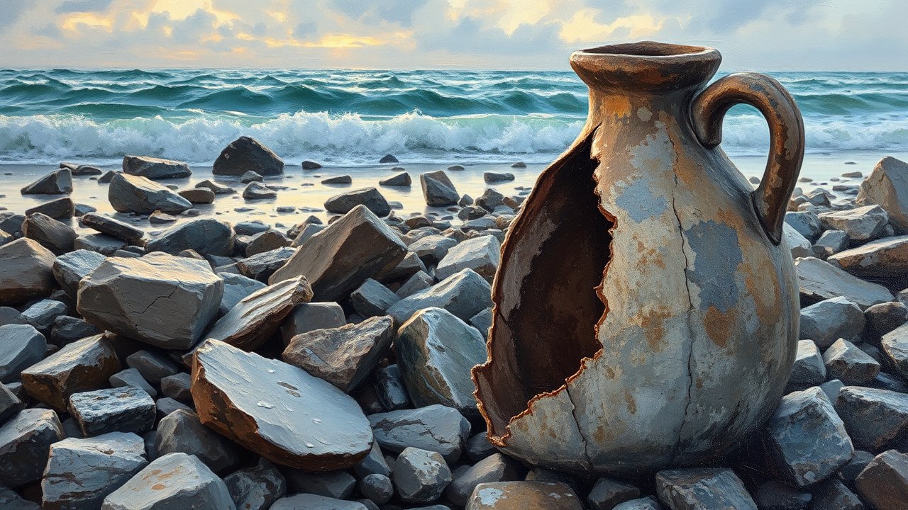 broken-vessel-on-a-rocky-shore