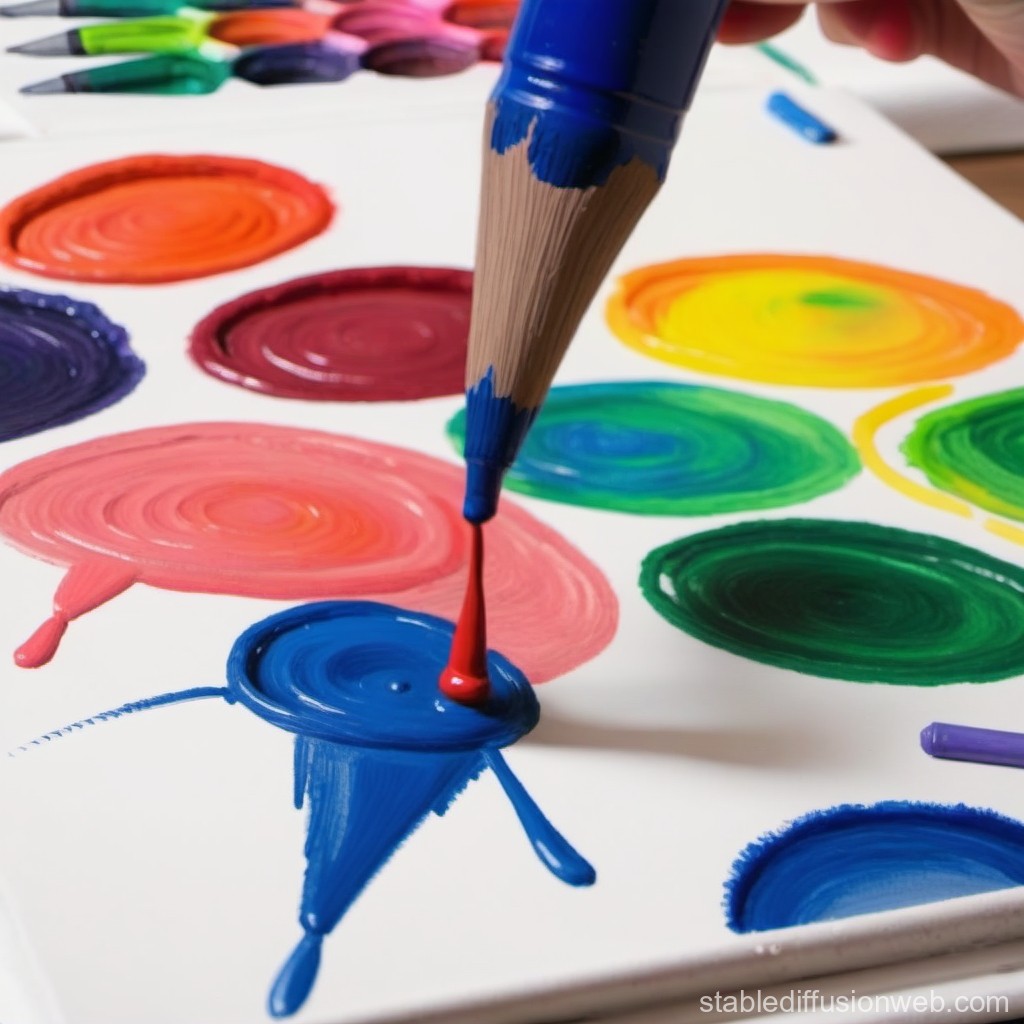 crayon-painting