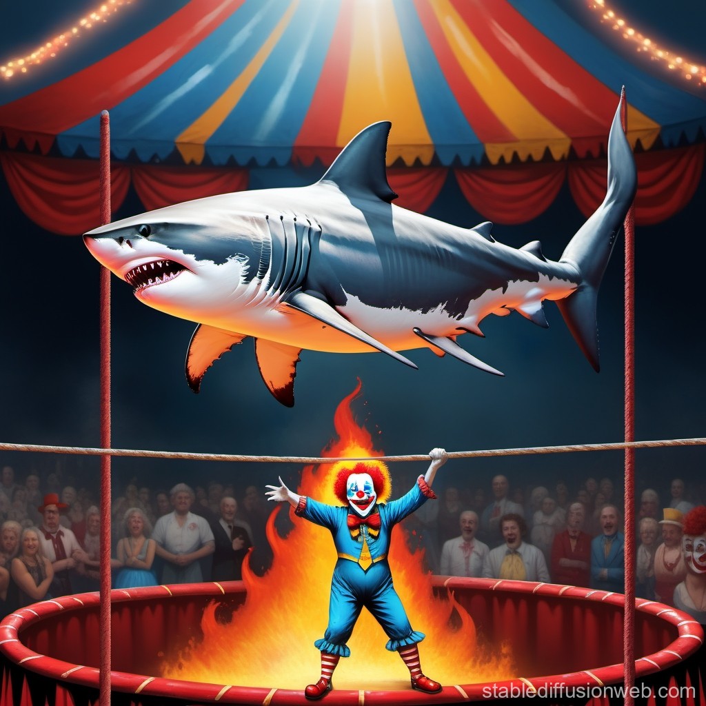 sharks-high-wire-act-at-circus