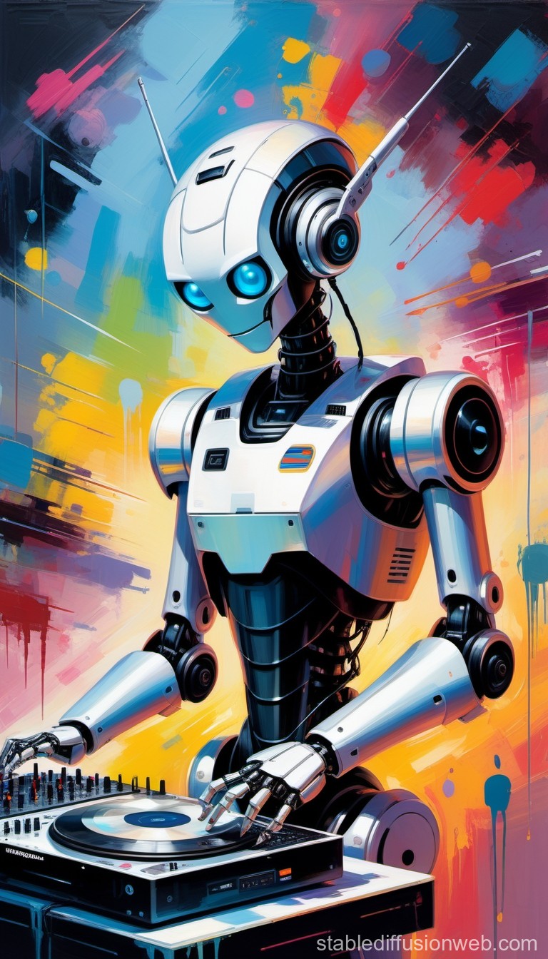 robot-dj-surrounded-by-speakers-and-alien-spaceship