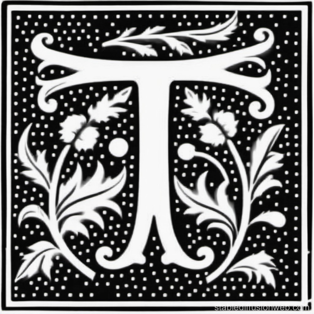vintage-decorative-letter-t-generated