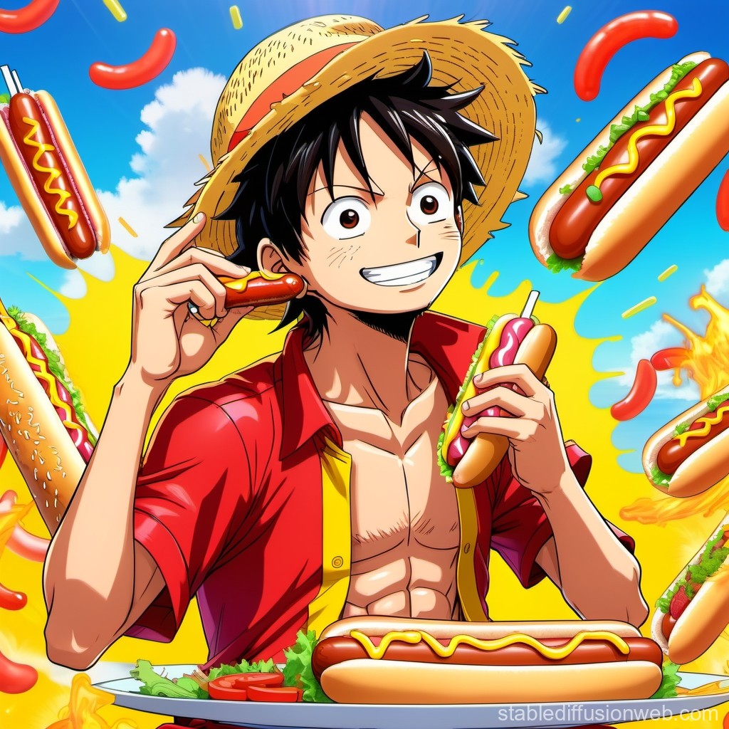 luffy-happy-eating-hot-dog