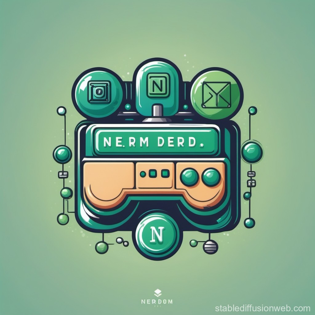 vem-nerd-a-whimsical-nerdy-vector-logo