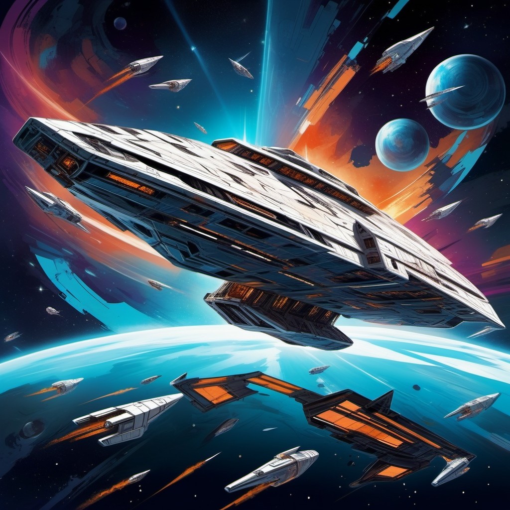 damaged-cargo-ship-in-deep-space