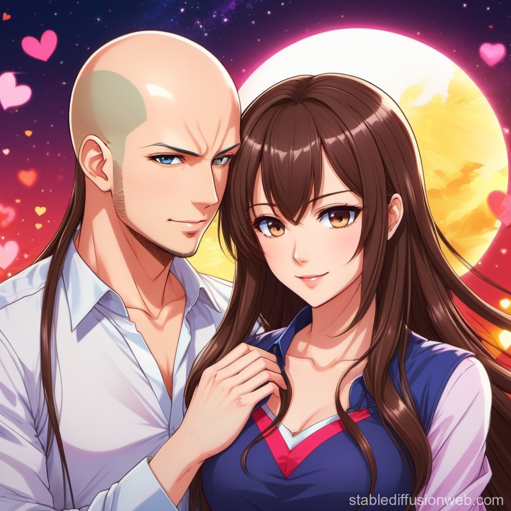 brunette-womans-love-for-bald-man