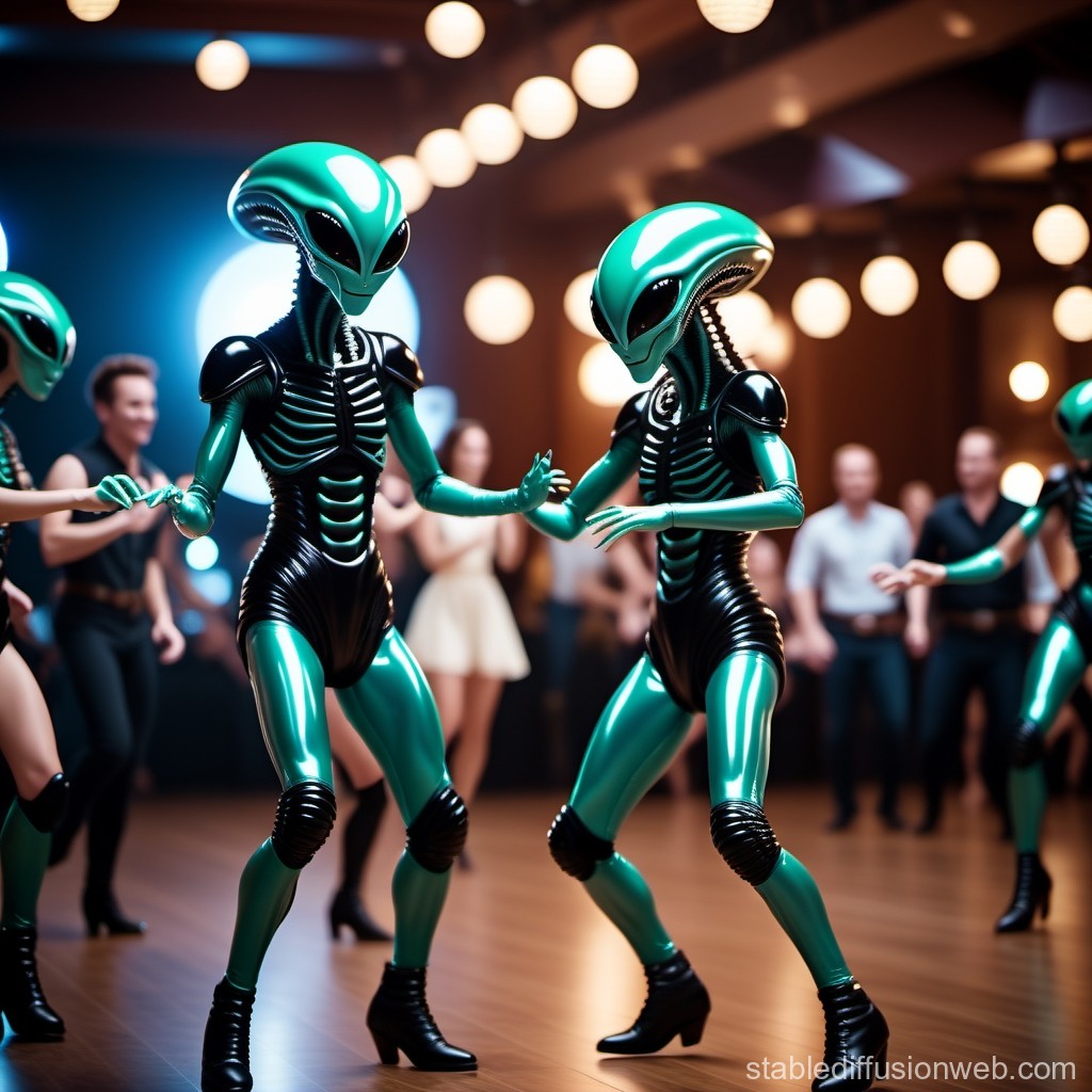 aliens-line-dance