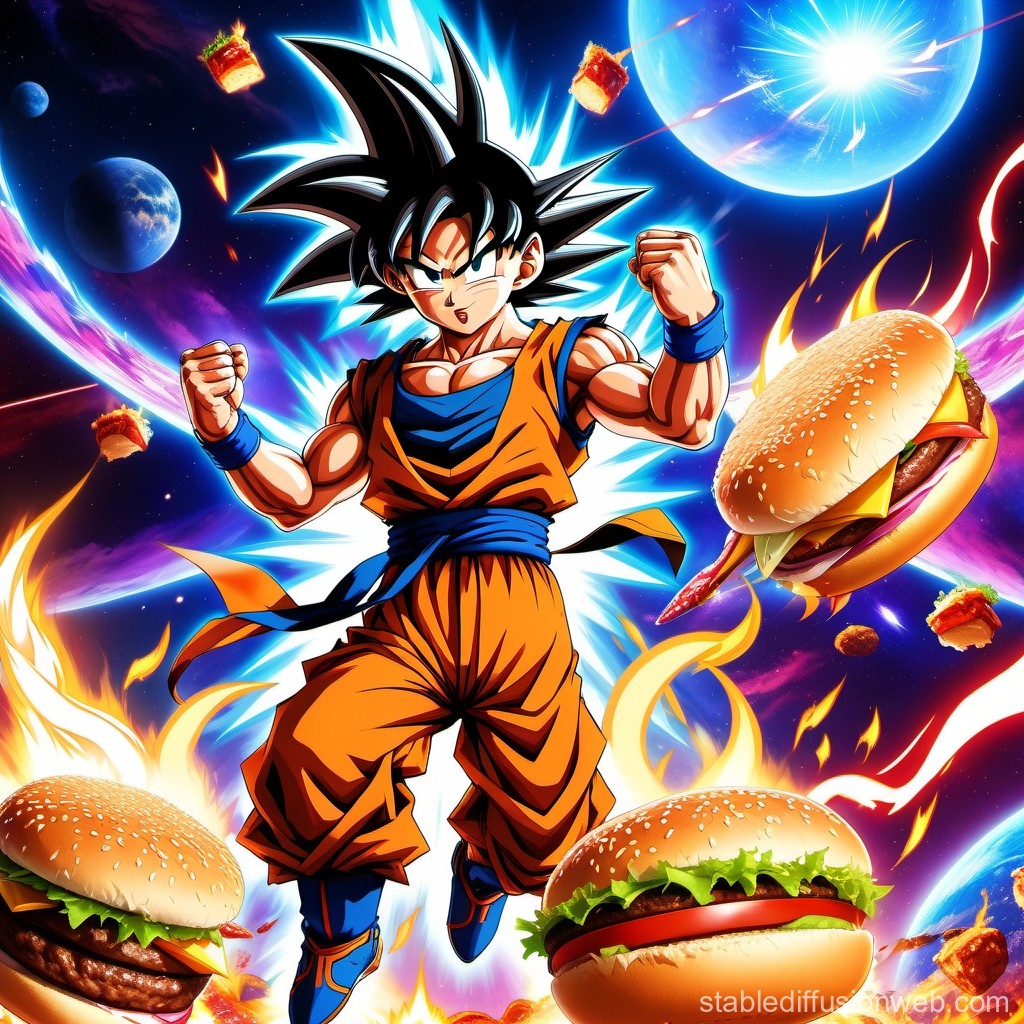 goku-vs-devil-in-space-with-flying-hamburgers-and-sonic