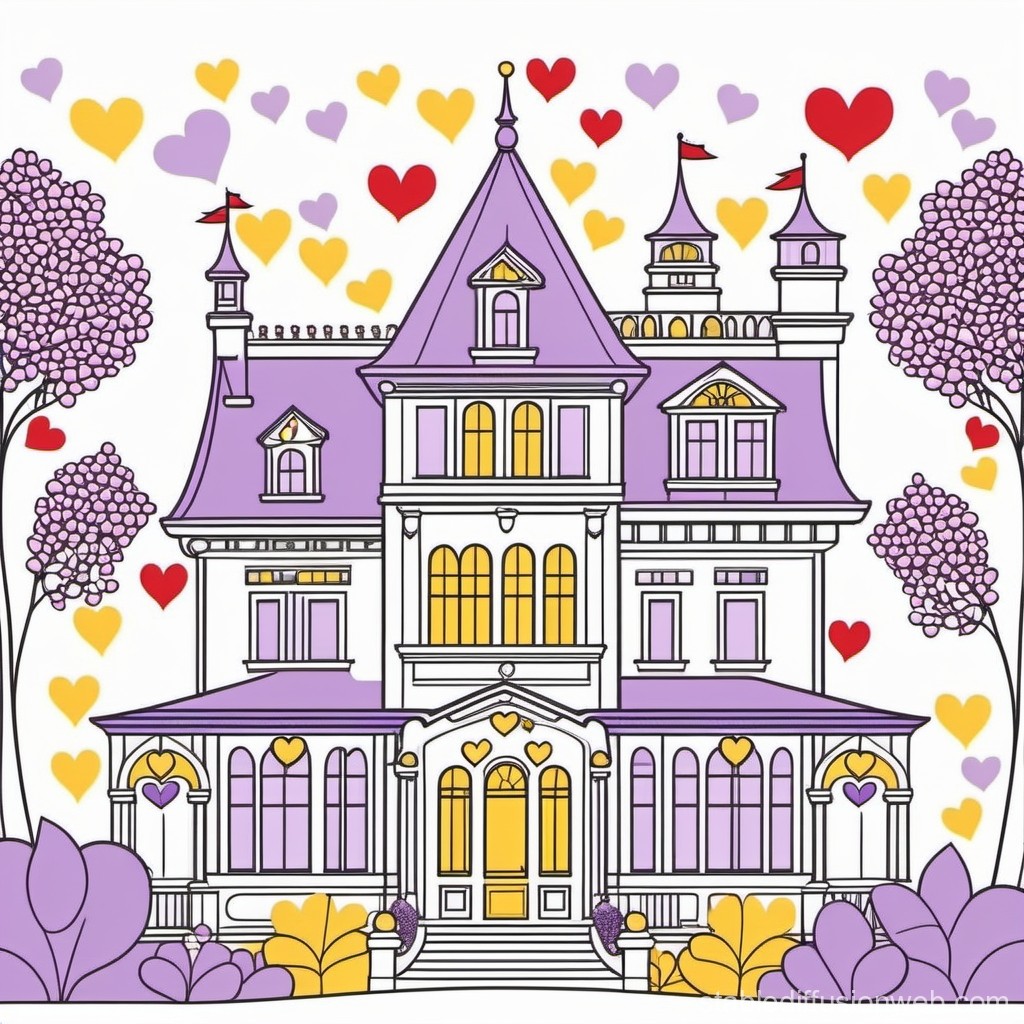 disney-style-house-with-heart-decorations