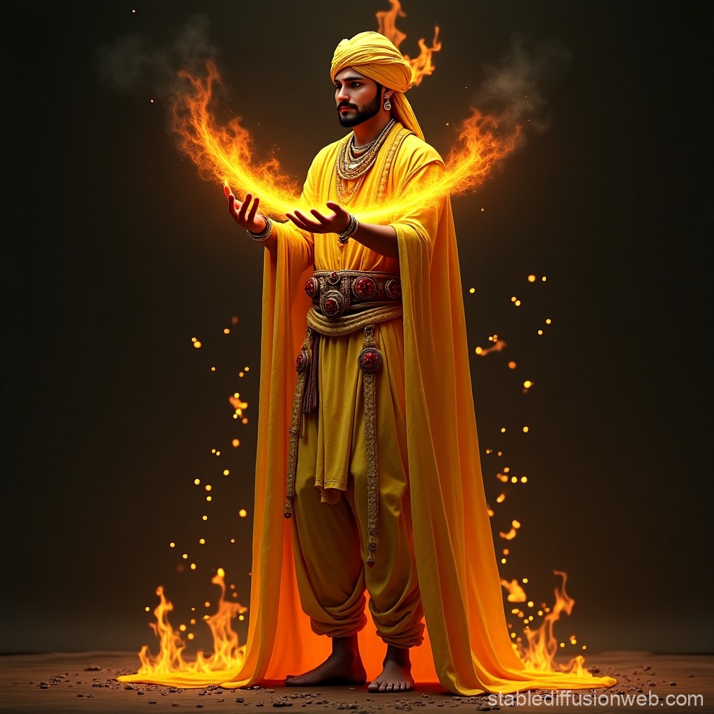 persian-magician-with-fire-and-air