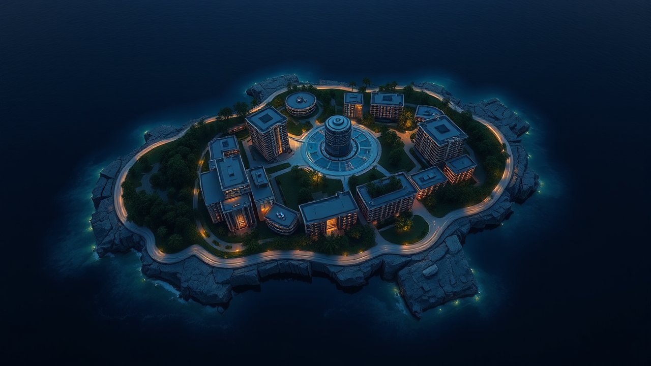 a-large-modern-island-with-sev