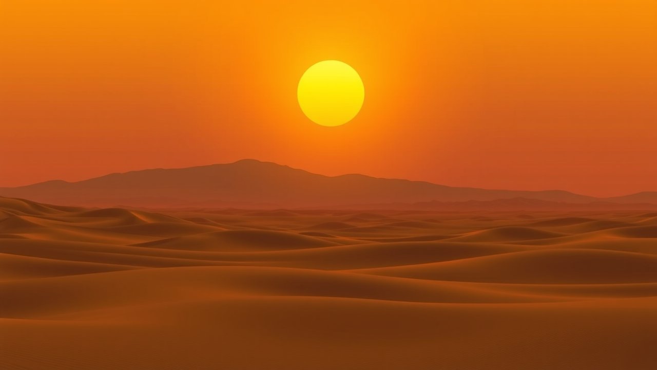 a-simple-background-of-a-sunse