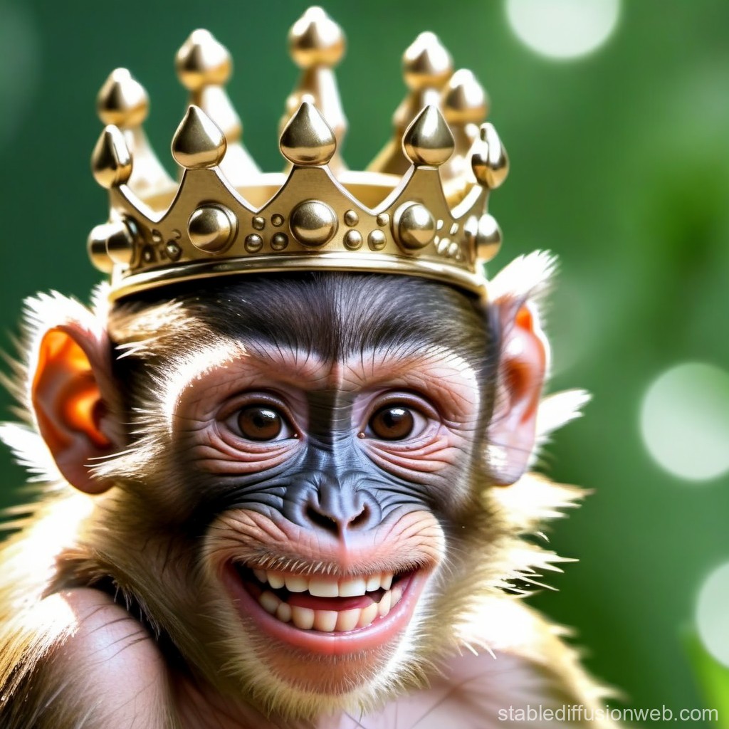 crowned-smiling-monkey