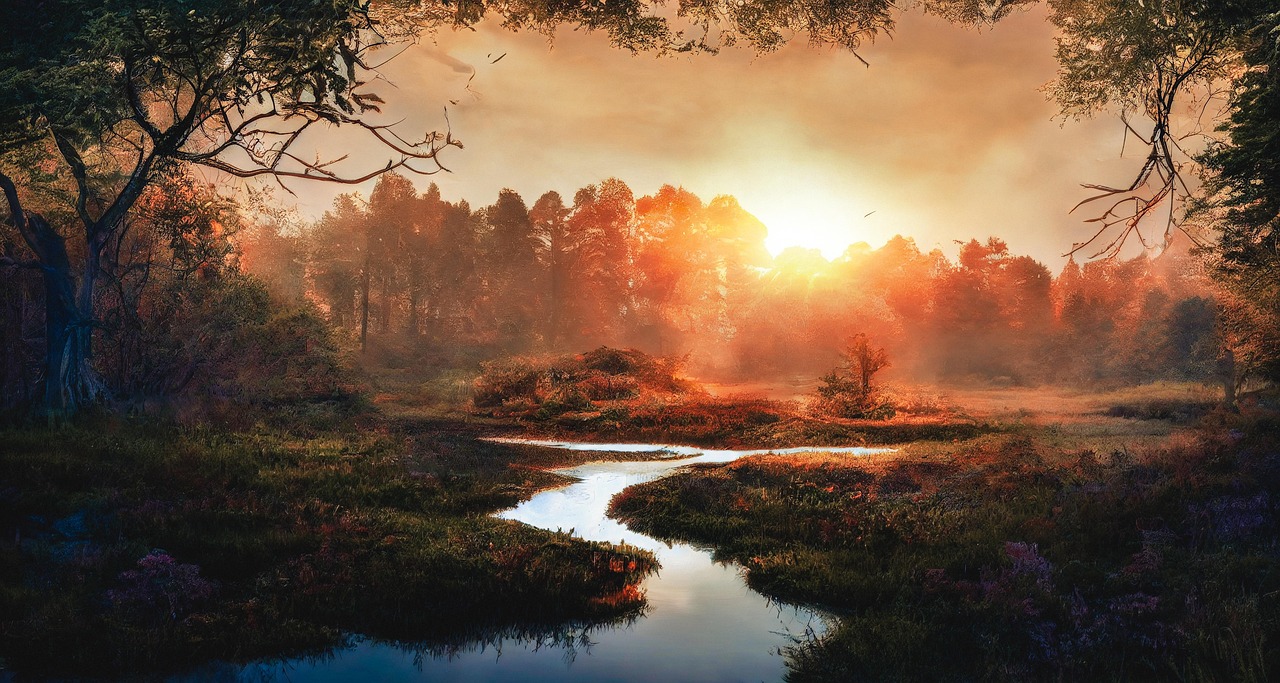 ai-generated-fantasy-autumn-sunset