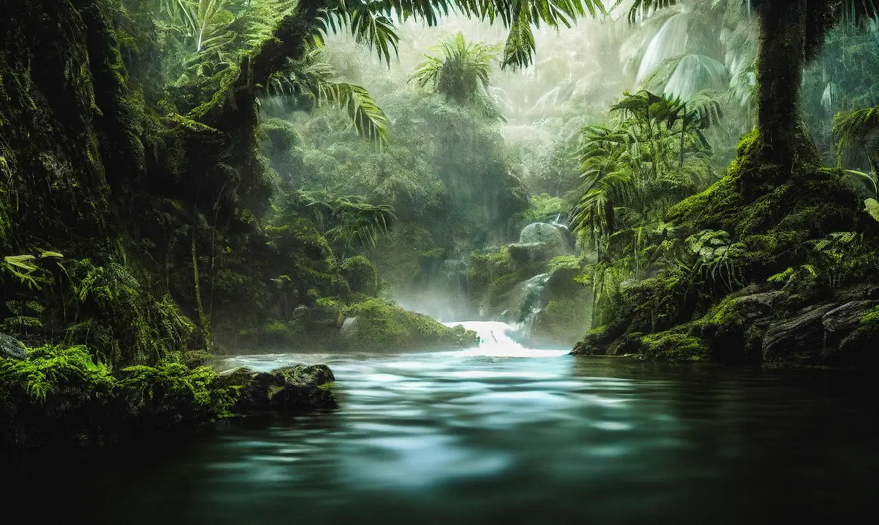 ai-generated-fantasy-river-jungle