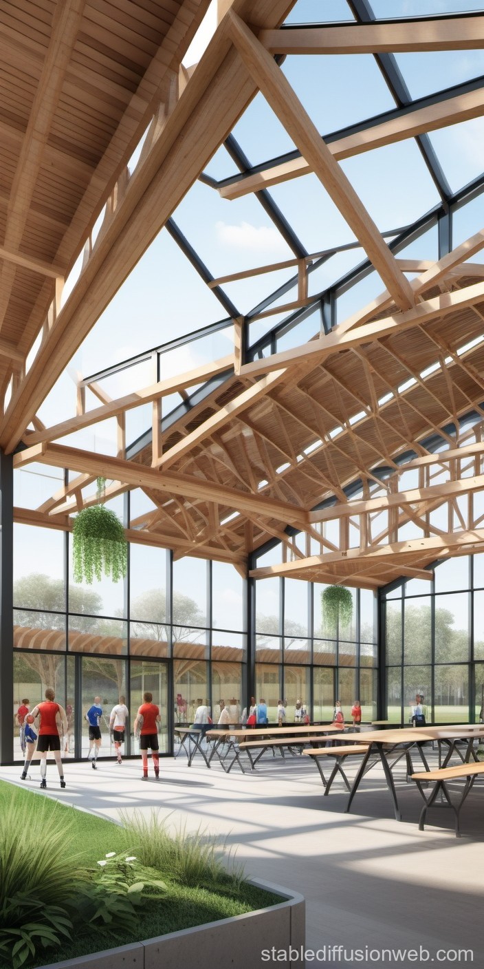 glass-and-timber-sports-center-render