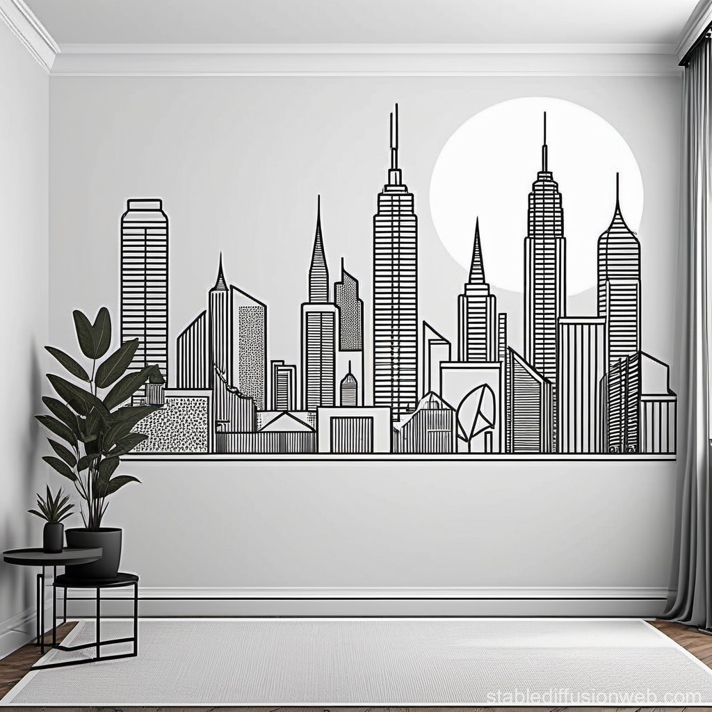 minimalist-hip-hop-wall-mural