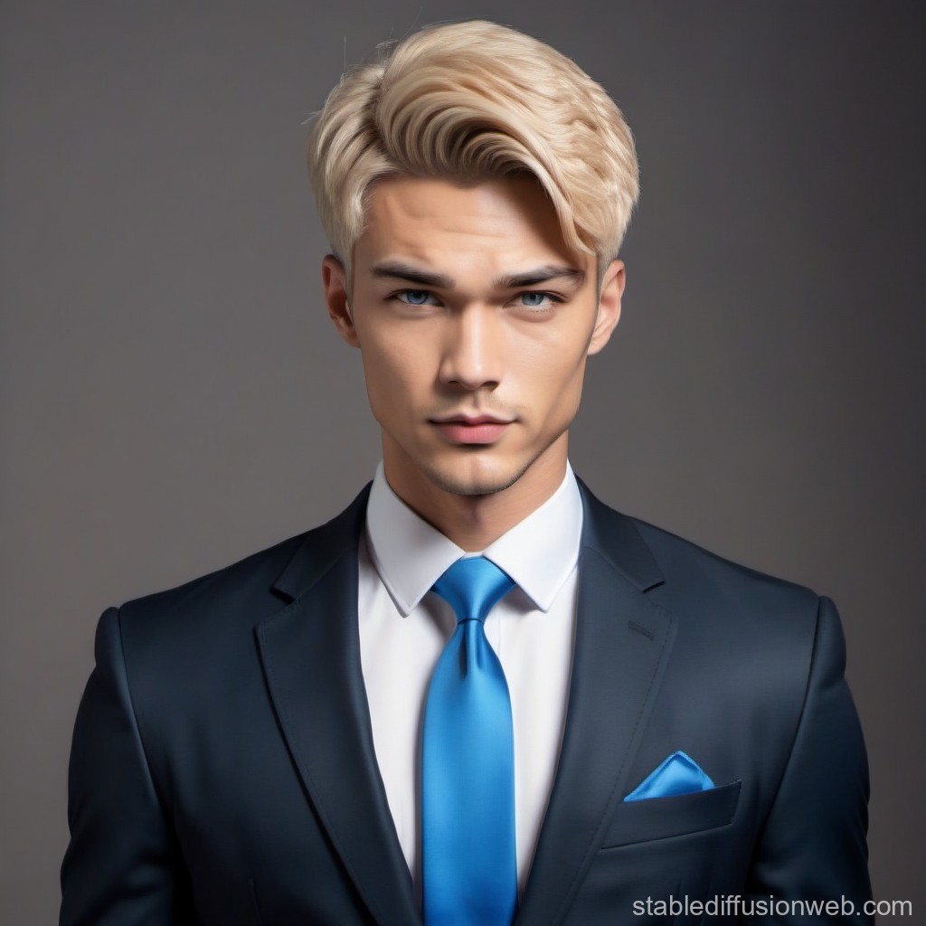 stylish-man-in-tiger-print-and-blue-tie