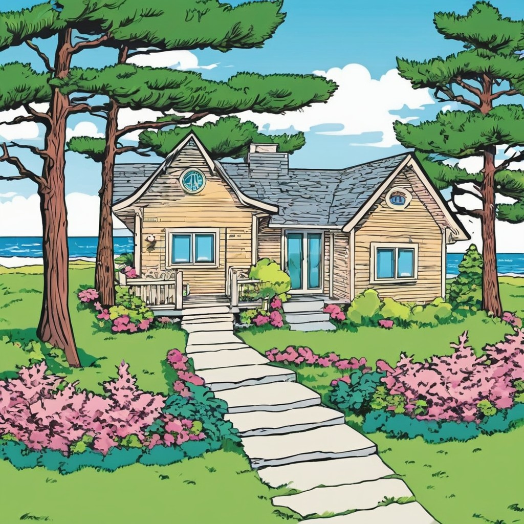 seaside-house-with-pine-trees