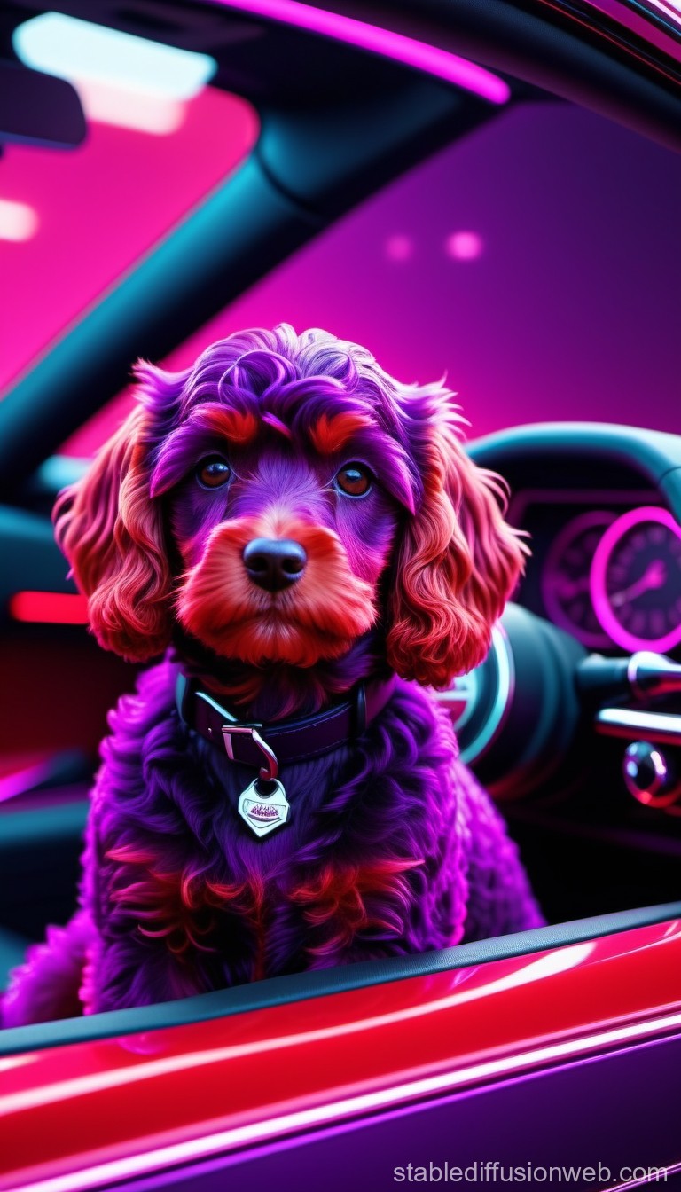 cabrio-car-cockapoo-portrait