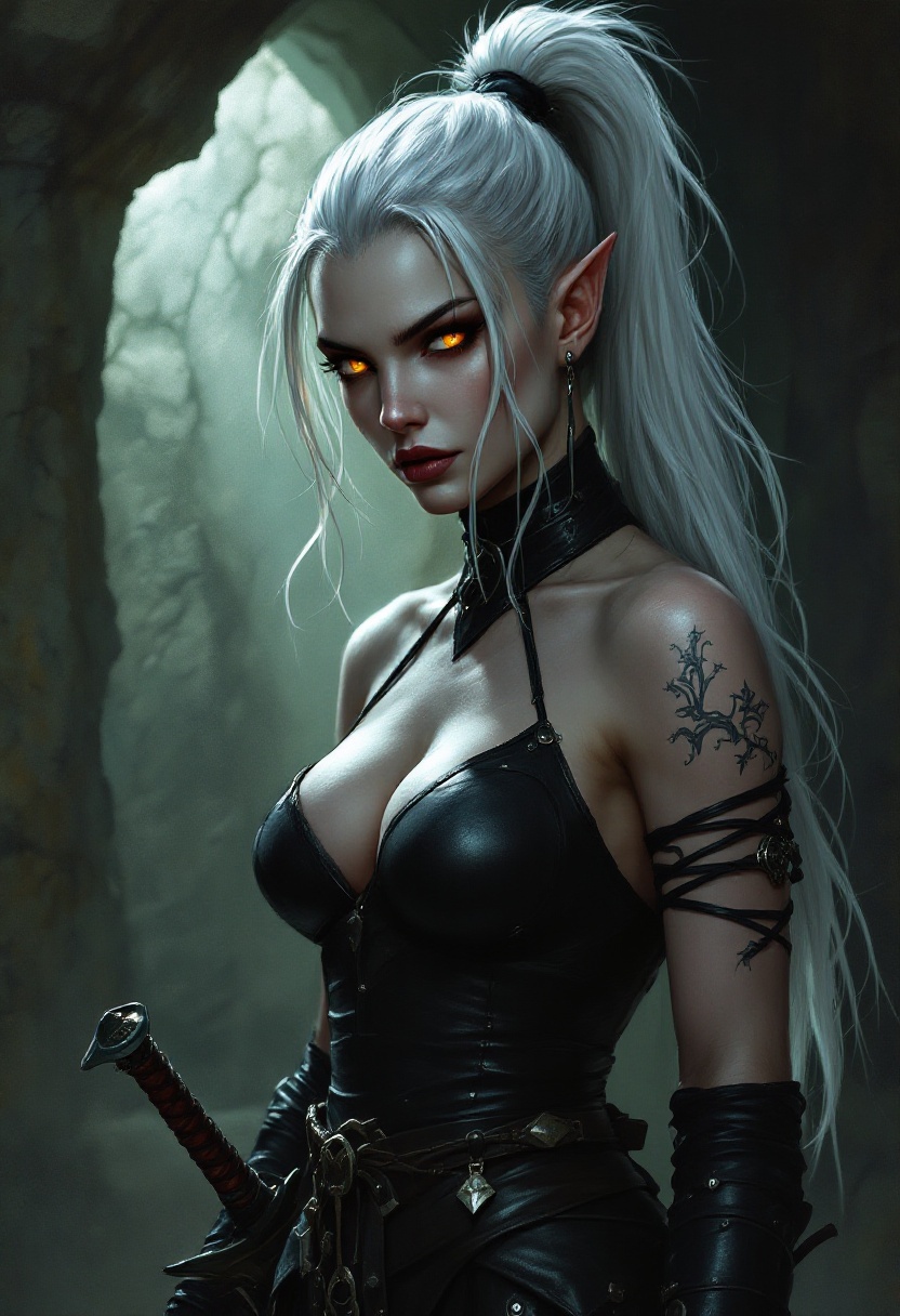 a-drow-female-monk-stands-in-the-shadowy
