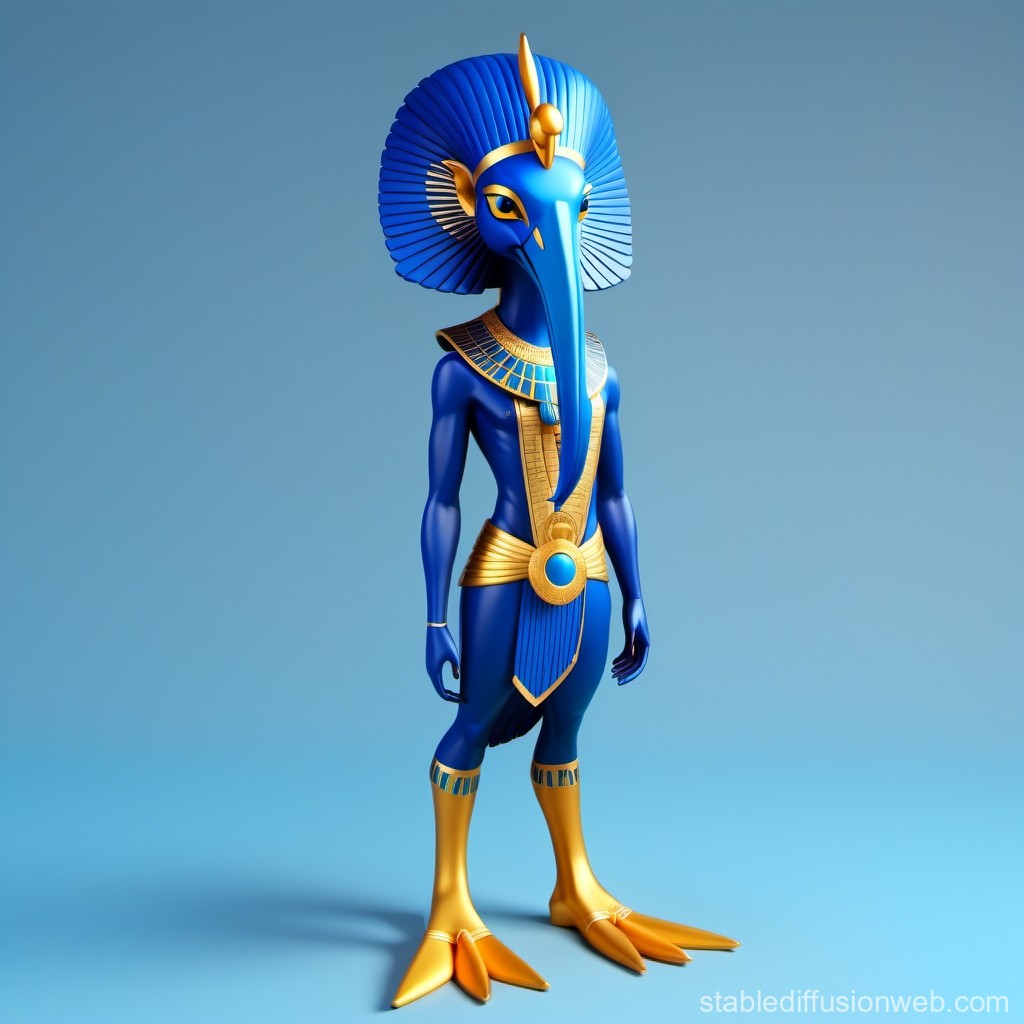 androgynous-thoth-with-blue-ibis-head