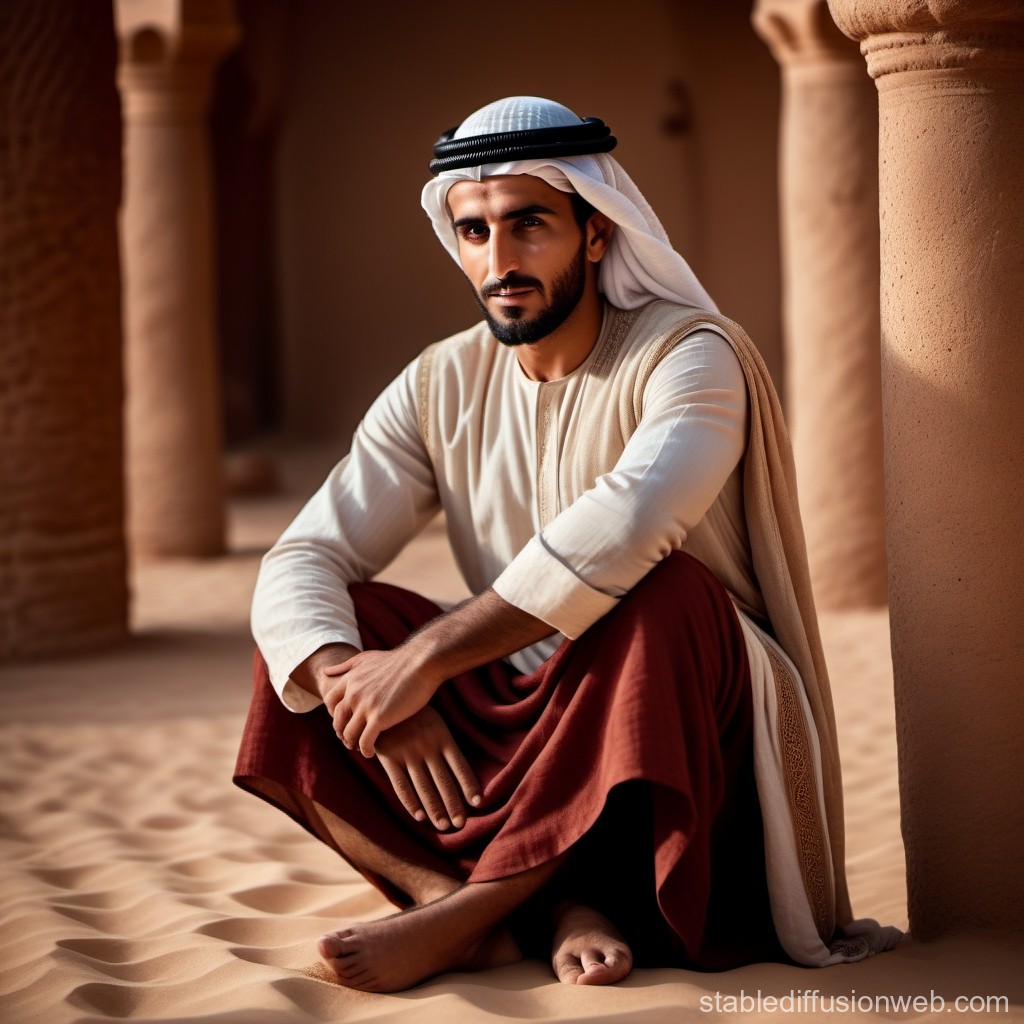 7th-century-arab-man-with-distinctive-features