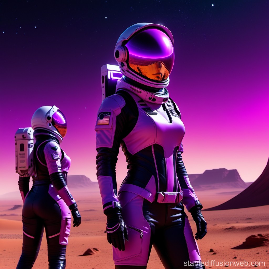 dramatic-nighttime-mars-photo-of-astronaut-group