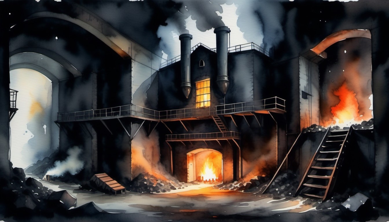 smoky-firelight-in-a-haunted-coal-mine-castle