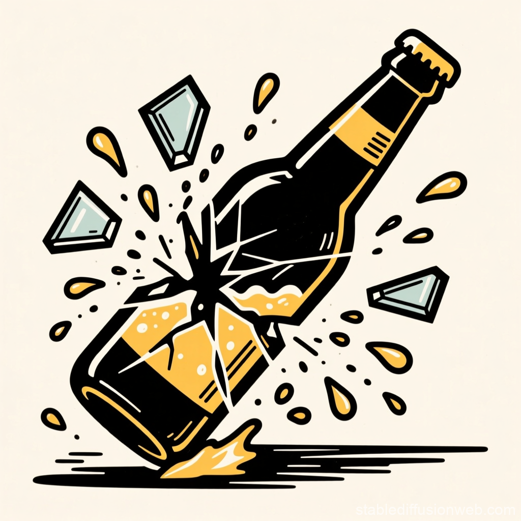 falling-beer-bottle-flat