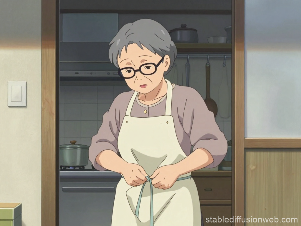 kazuyo-ties-her-apron