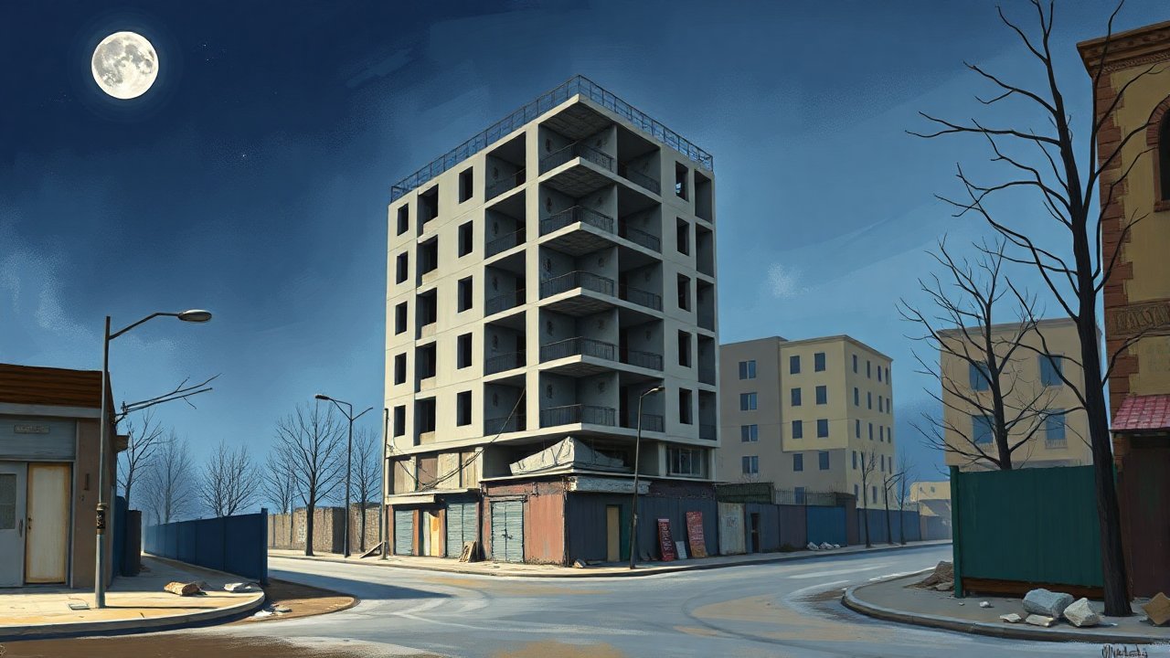 night-half-finished-building-abandoned