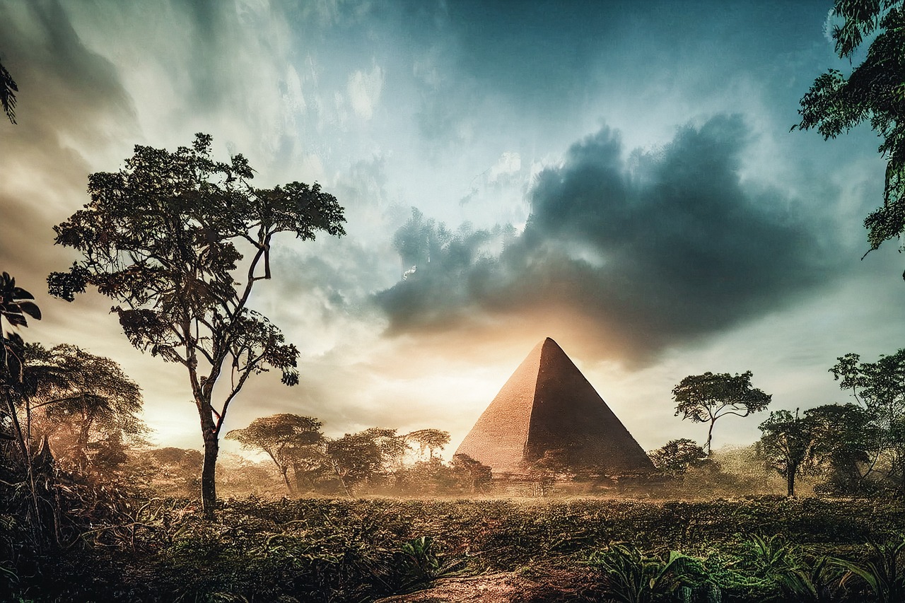 pyramid-mexico-nature-jungle-trees