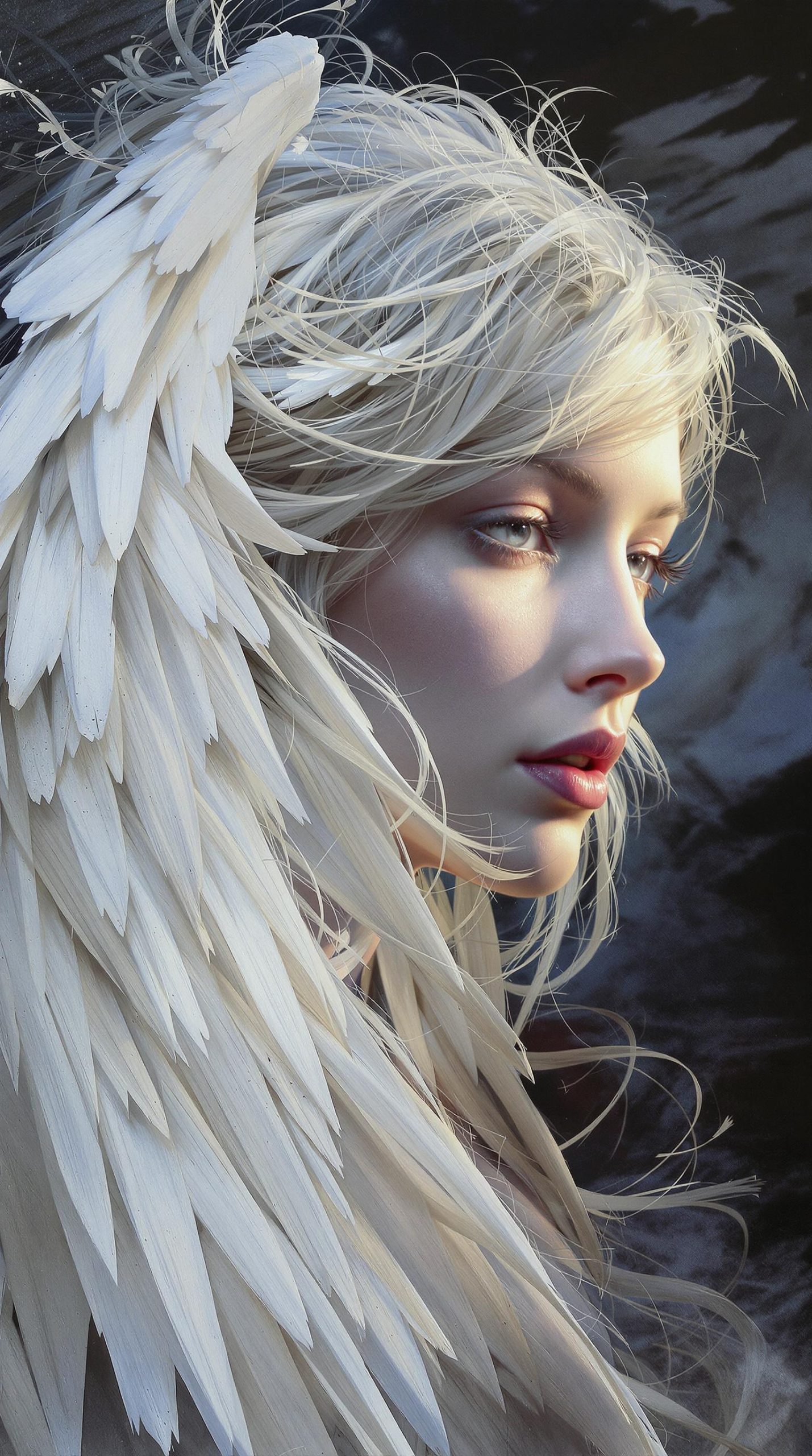 white-angel-surrealism-pencils